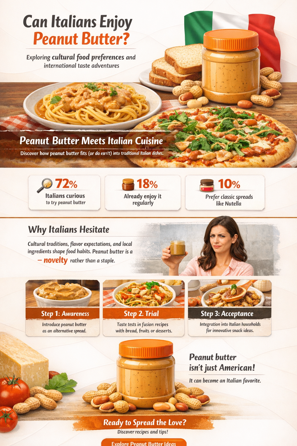 can italian get peaut butter