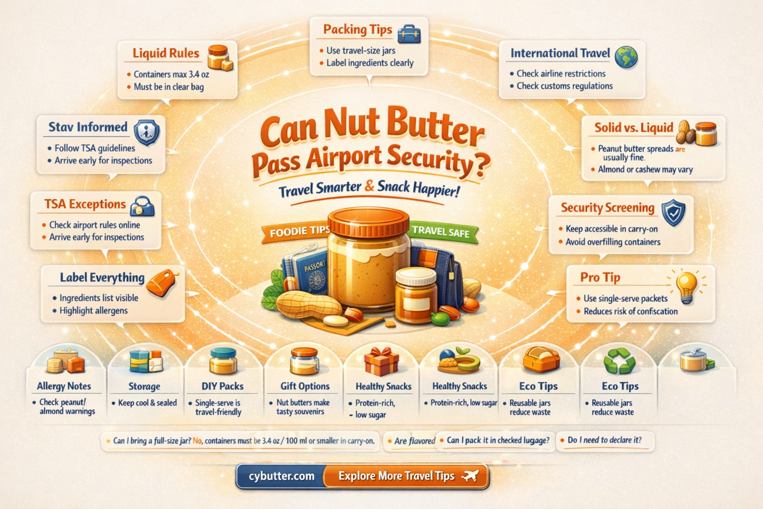 can nut butter get through security