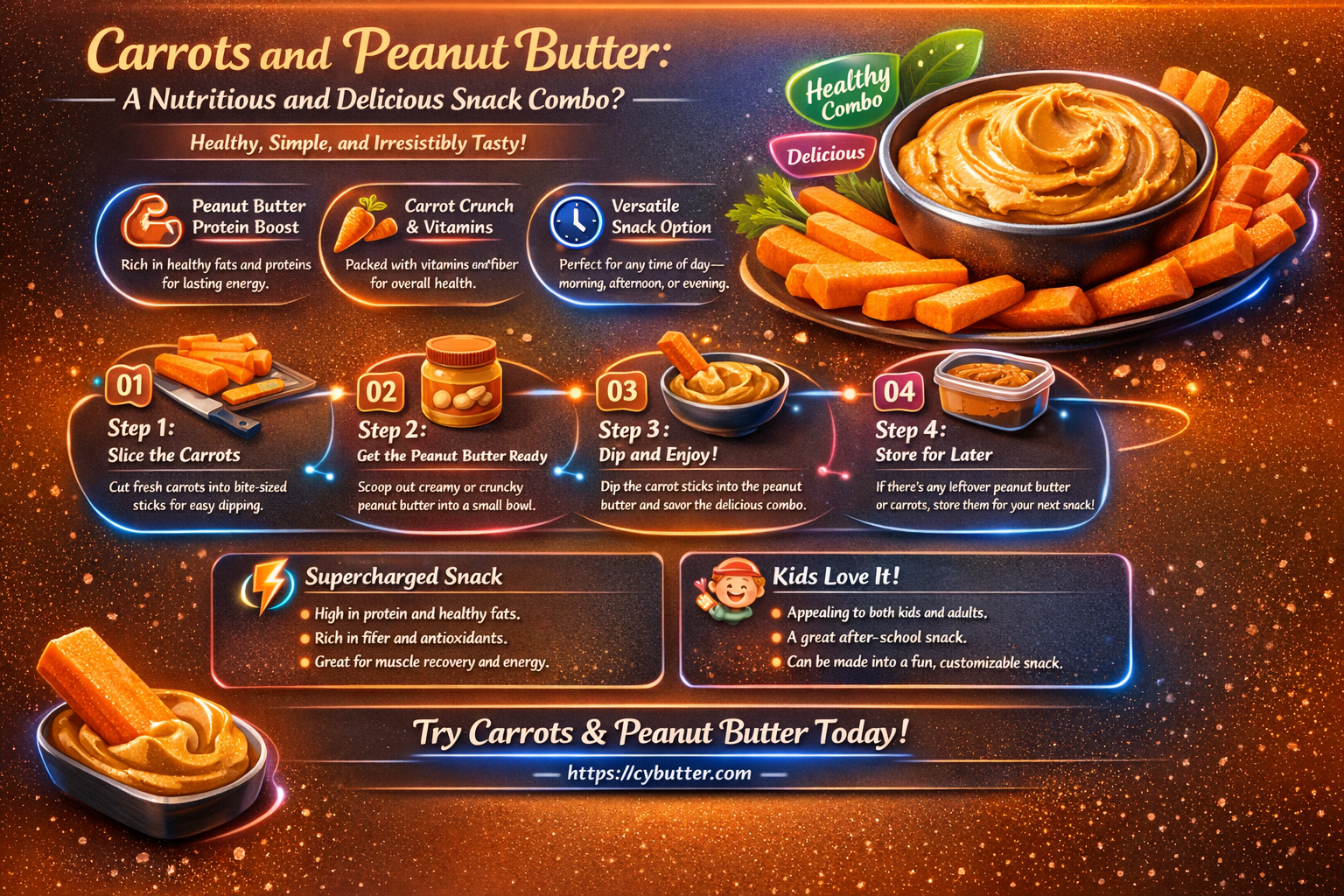 are carrots and peanut butter good