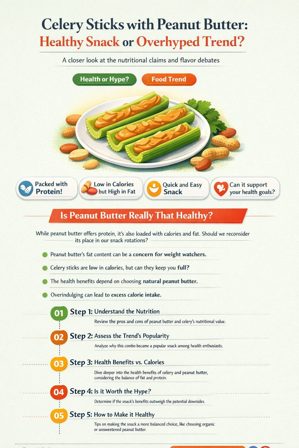 are celery sticks with peanut butter good for you
