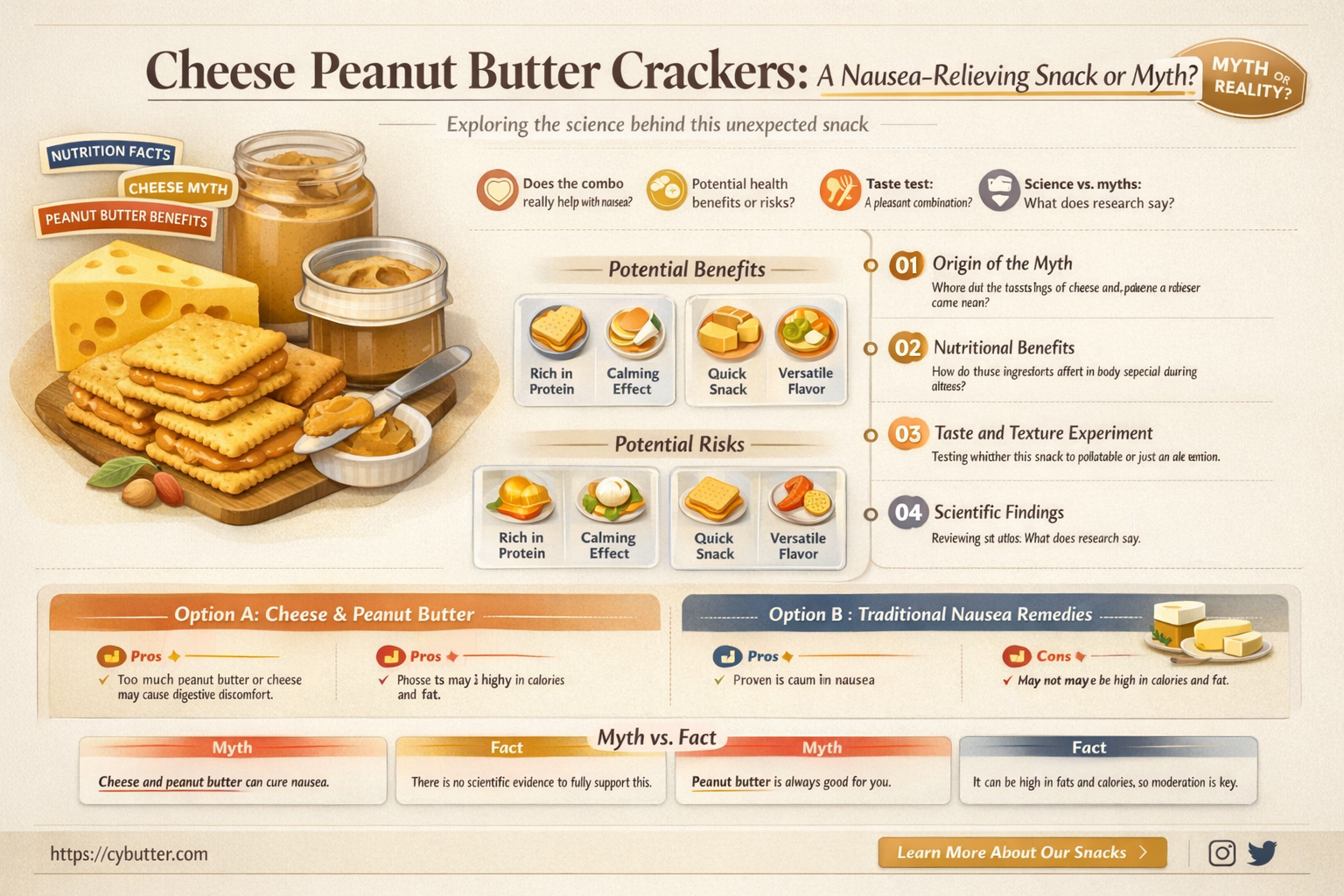 are cheese peanut butter crackers good for nausea