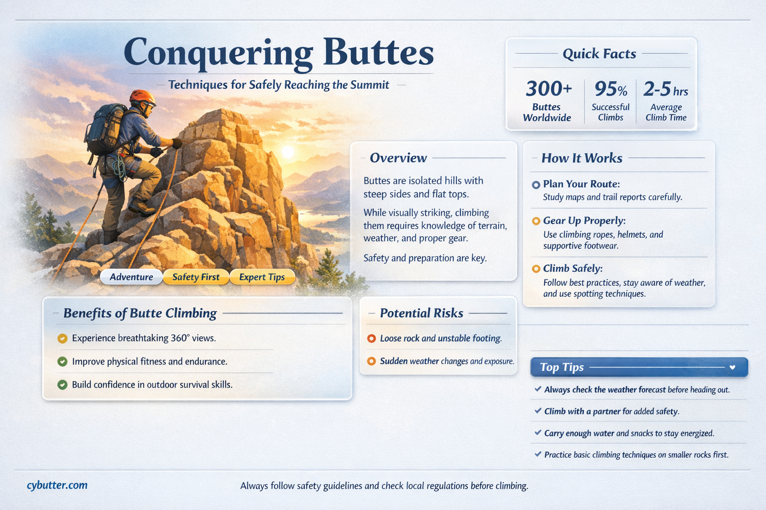 are there ways to get on top of buttes