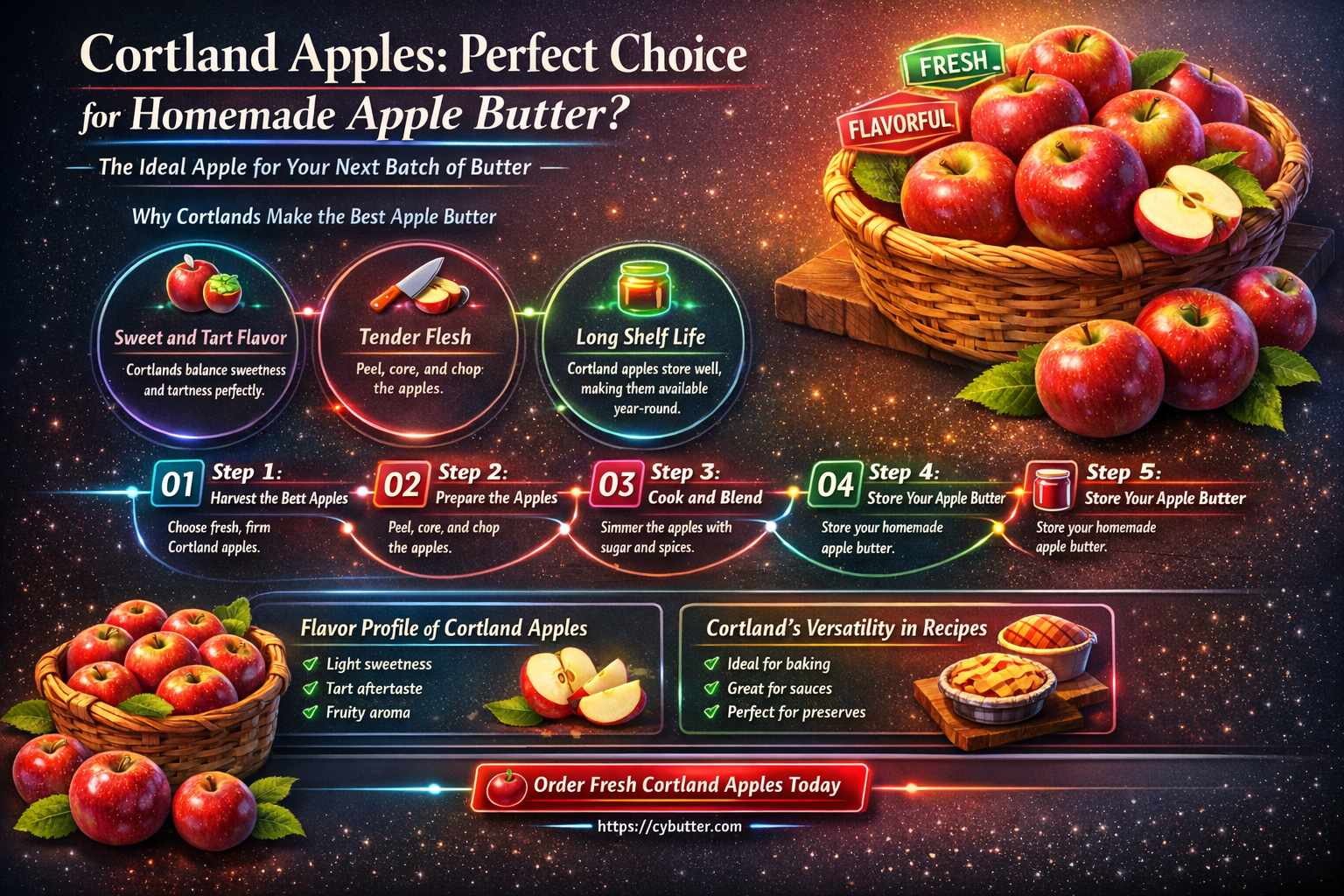 are cortland apples good for apple butter