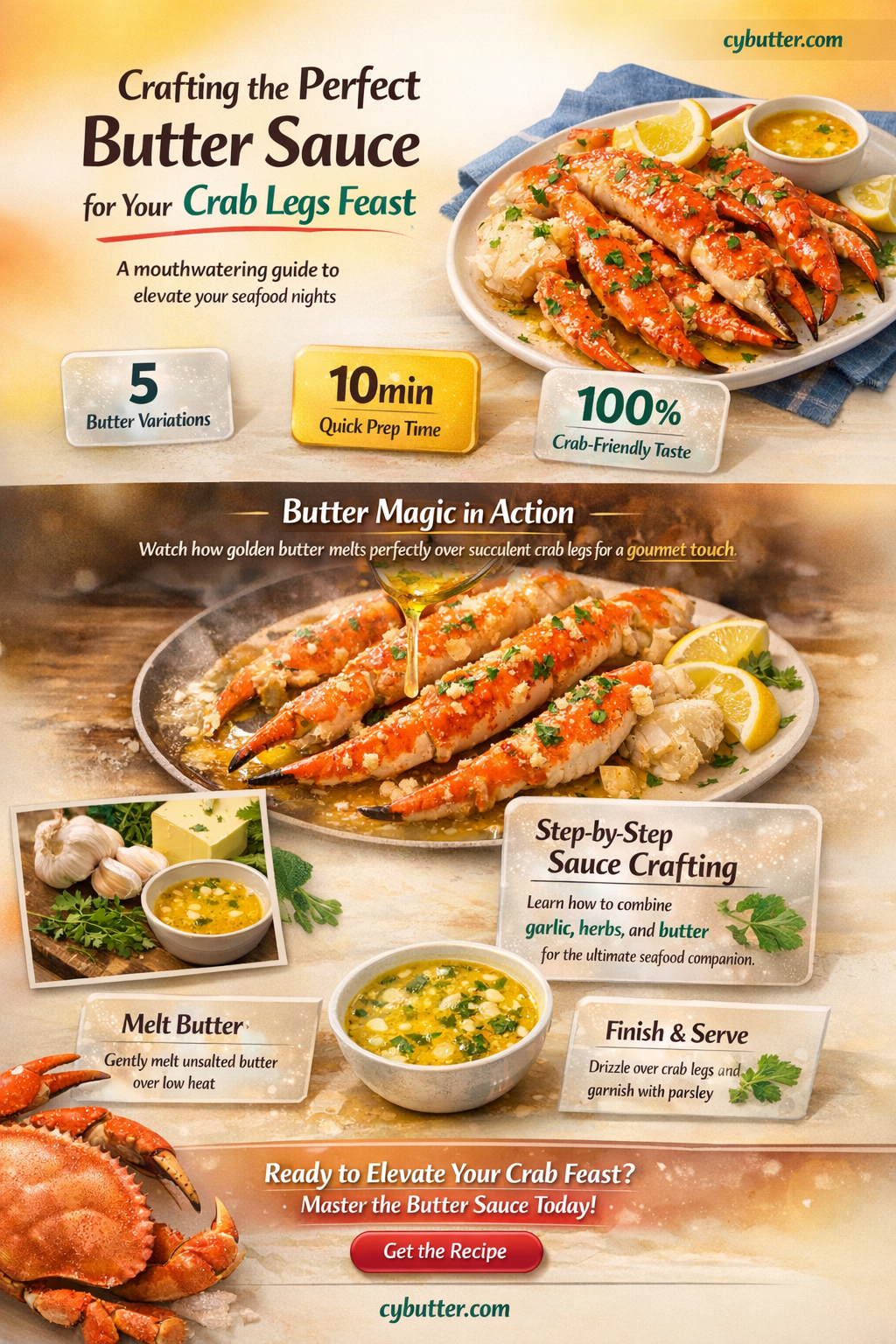 how do you make butter for crab legs