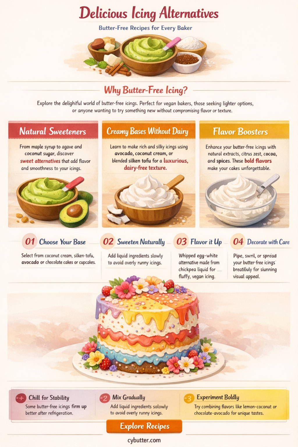 can you make icing without butter