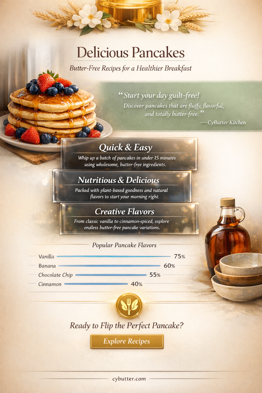 can i cook pancakes without butter