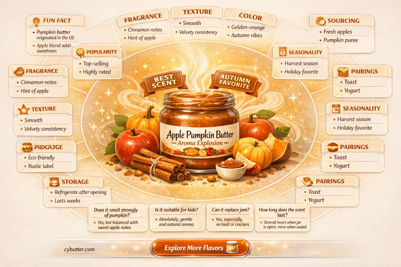 does apple pumpkin butter smell good