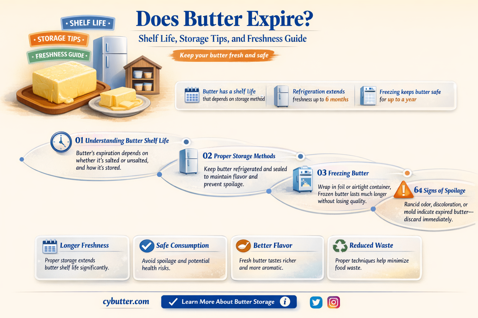 does butter get old