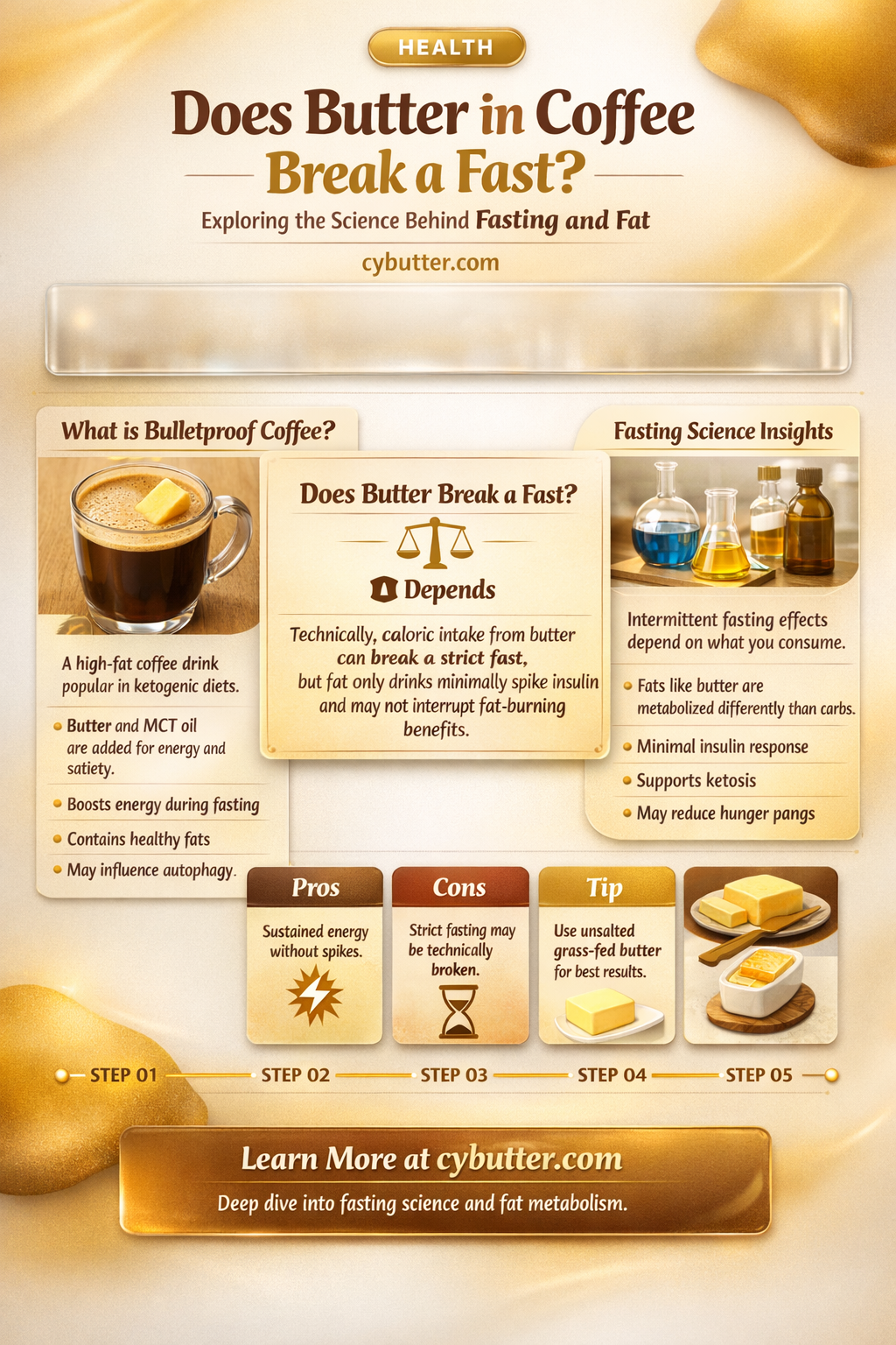 does butter in coffee break a fast
