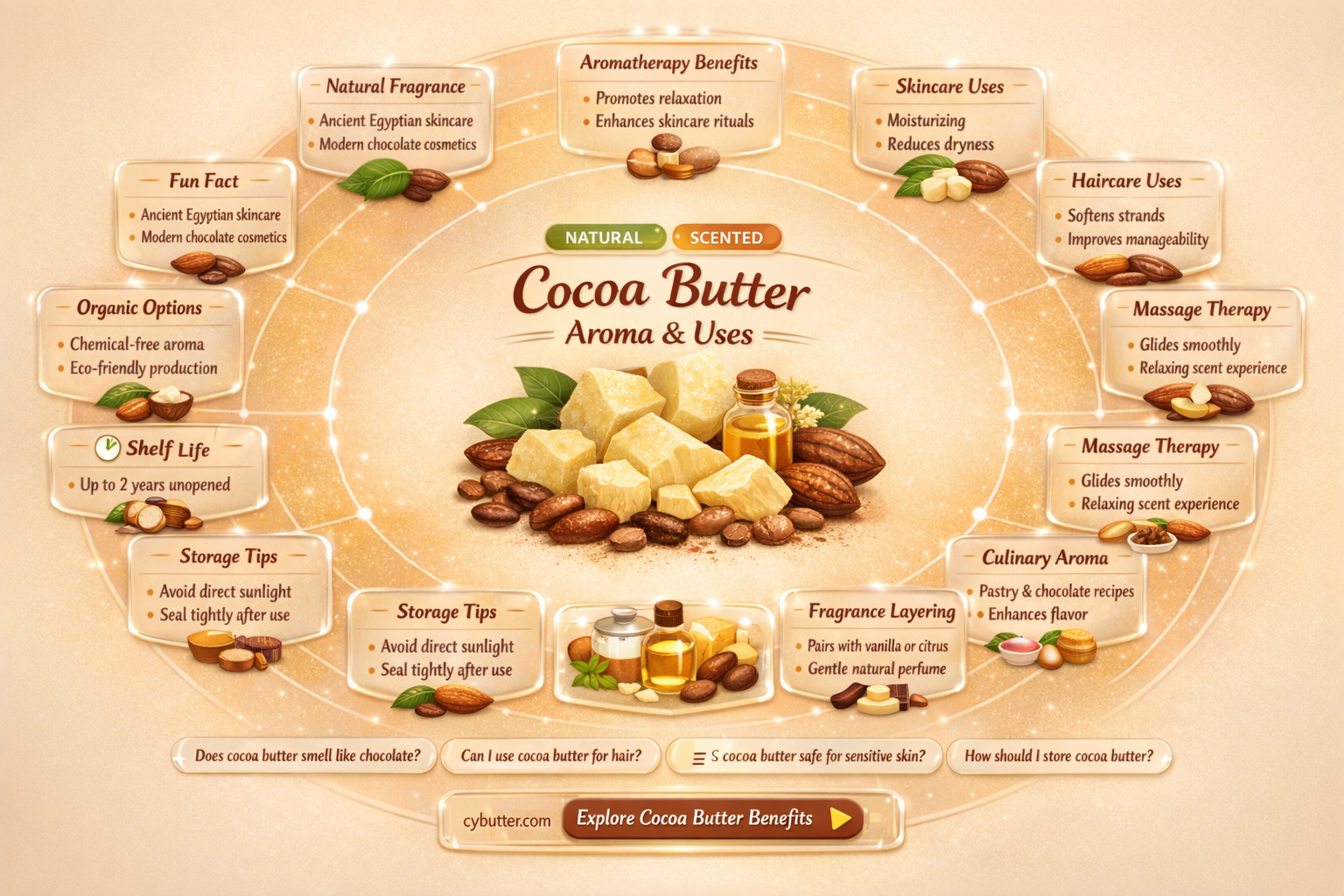 does cocoa butter smell good