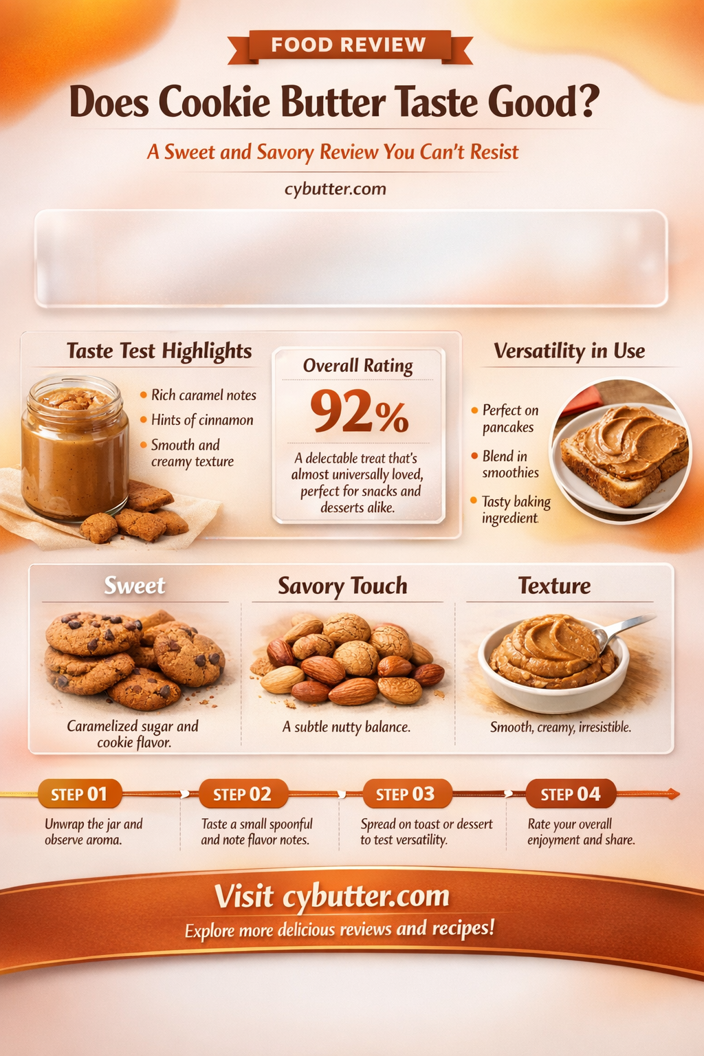does cookie butter taste good
