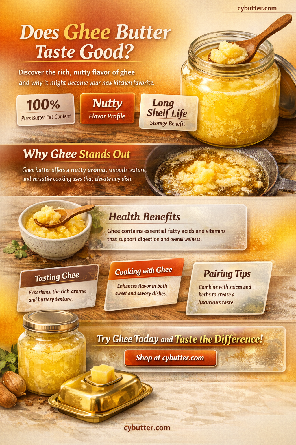 does ghee butter taste good