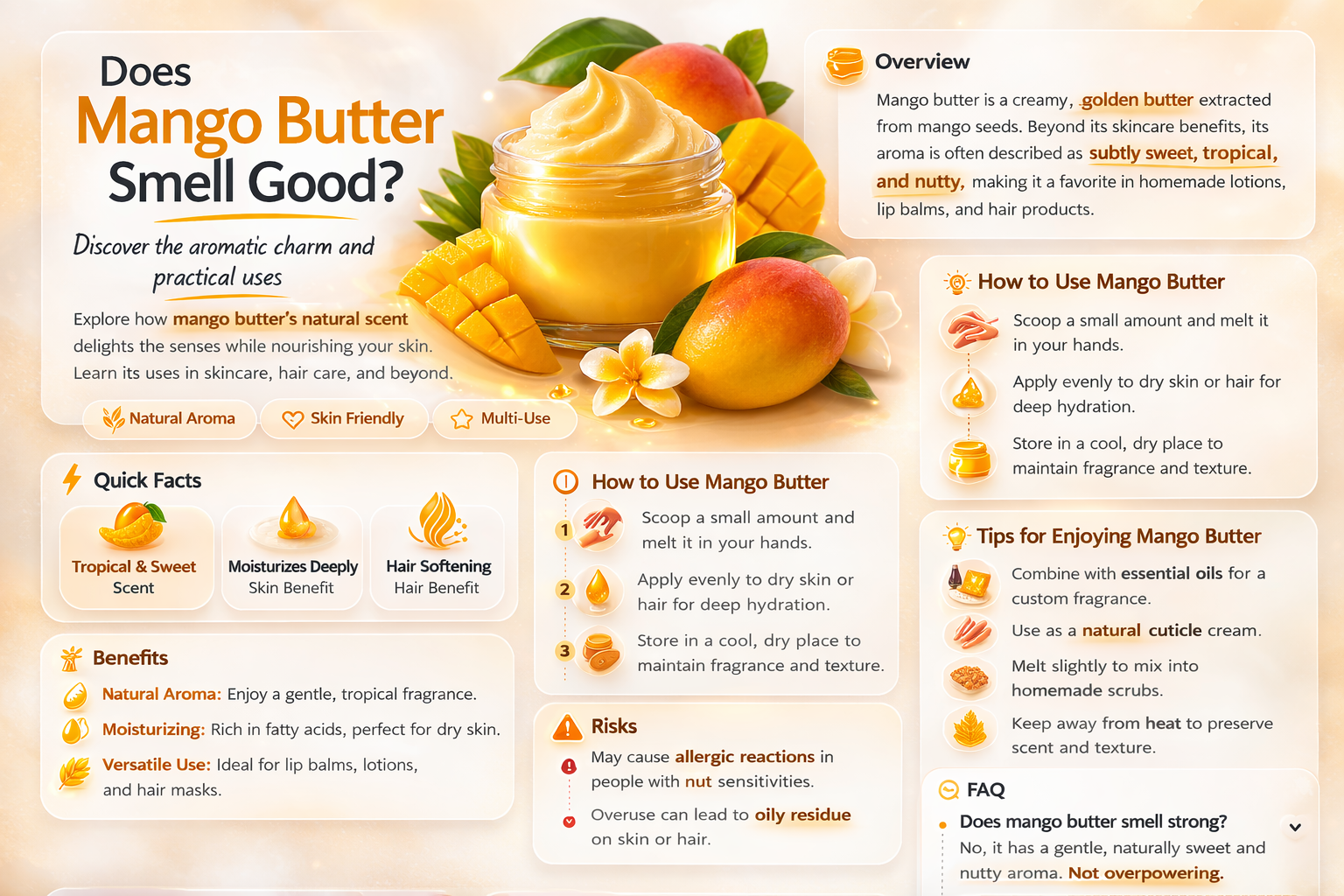 does mango butter smell good