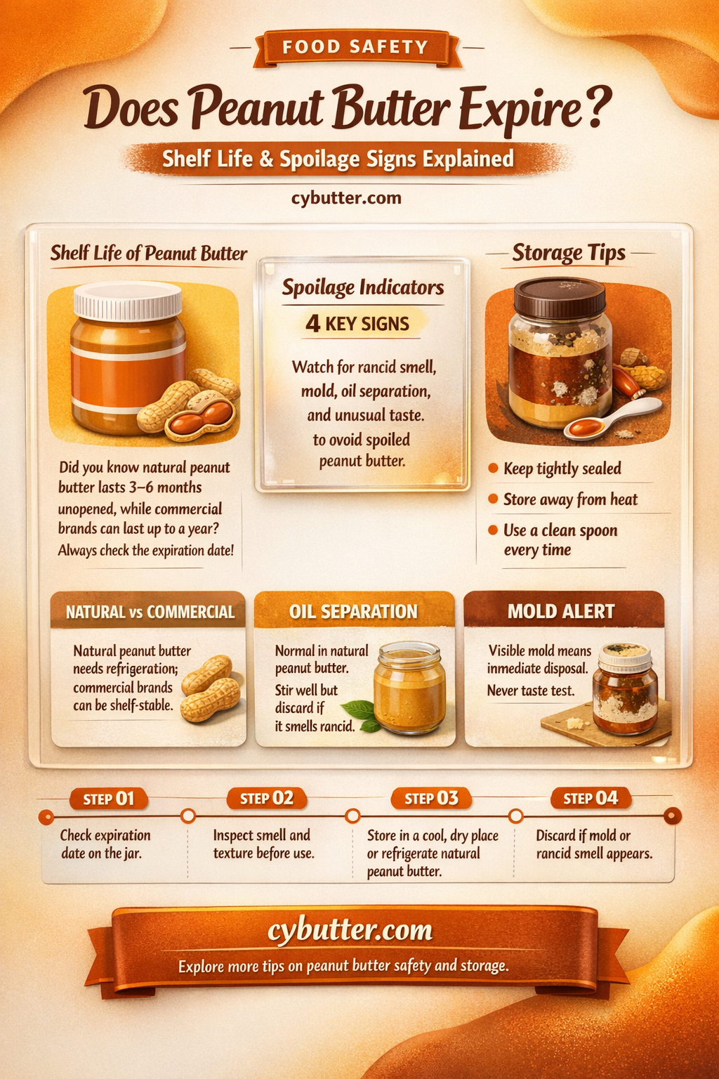 can peanut butter get spoiled