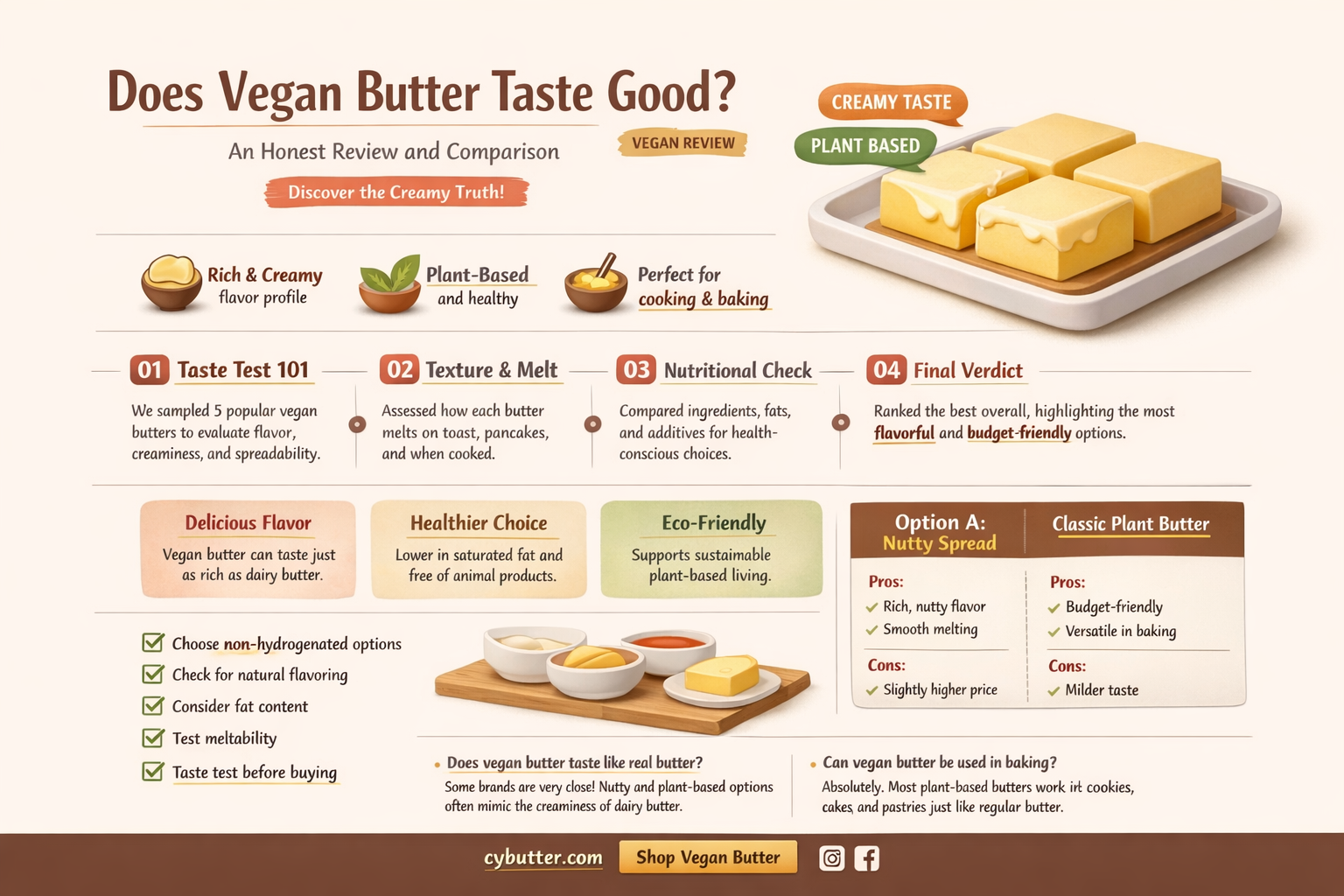 does vegan butter taste good