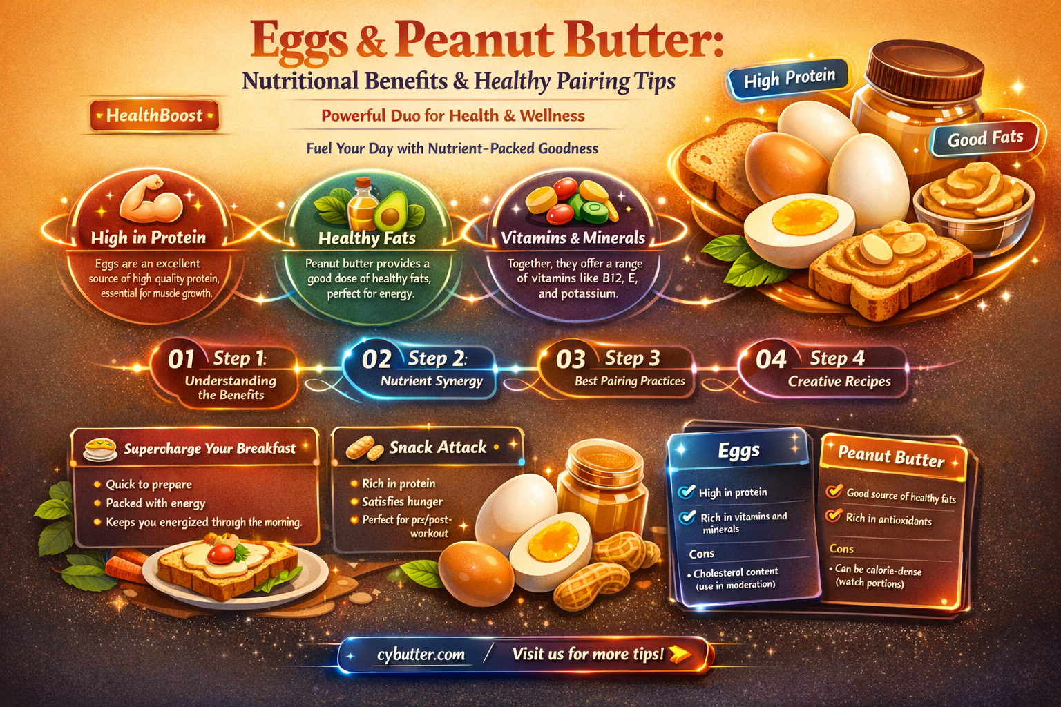 are eggs and peanut butter good