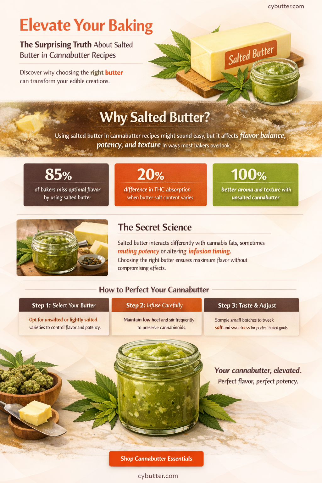 can i use salted butter for cannabutter
