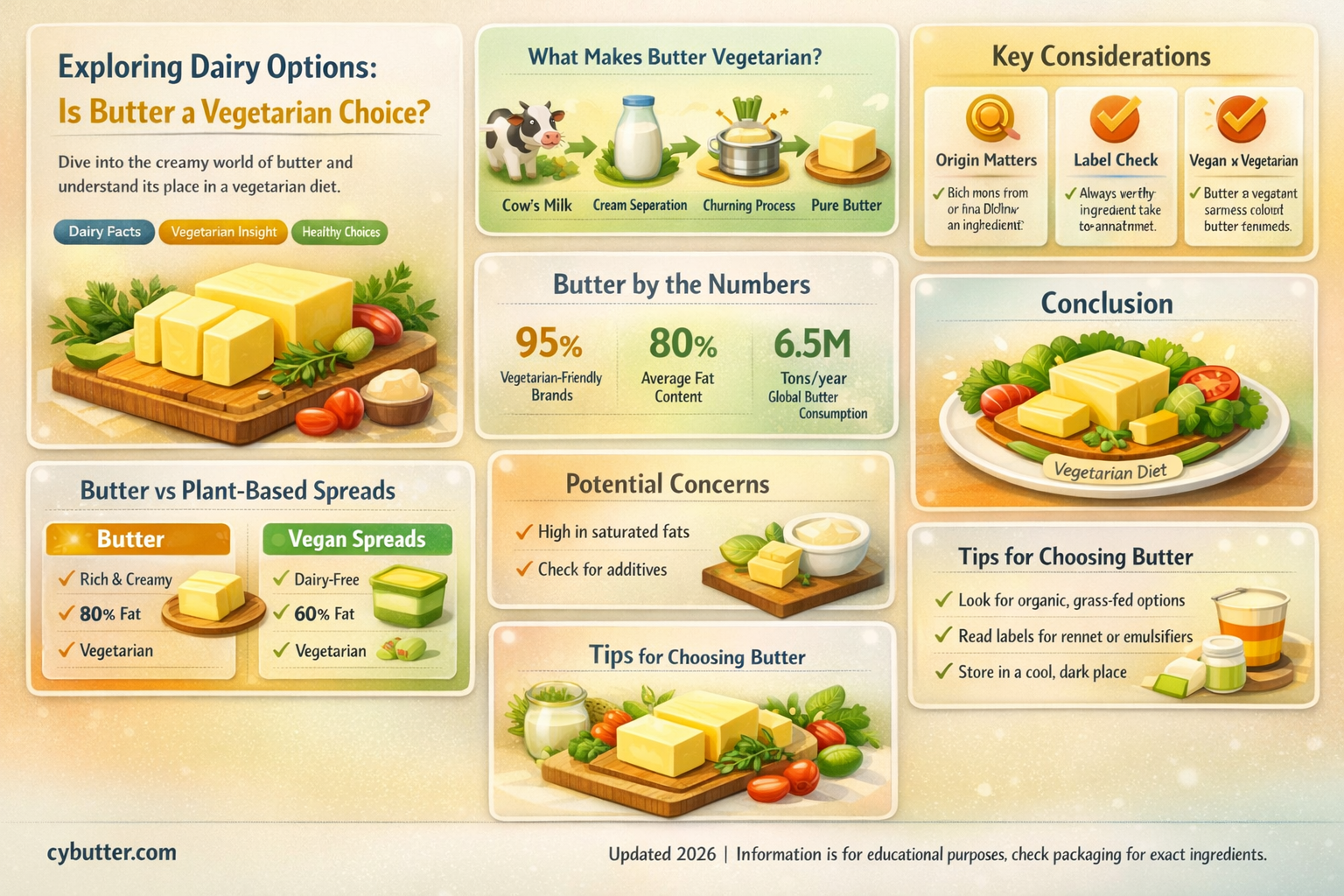 can vegetarians eat butter
