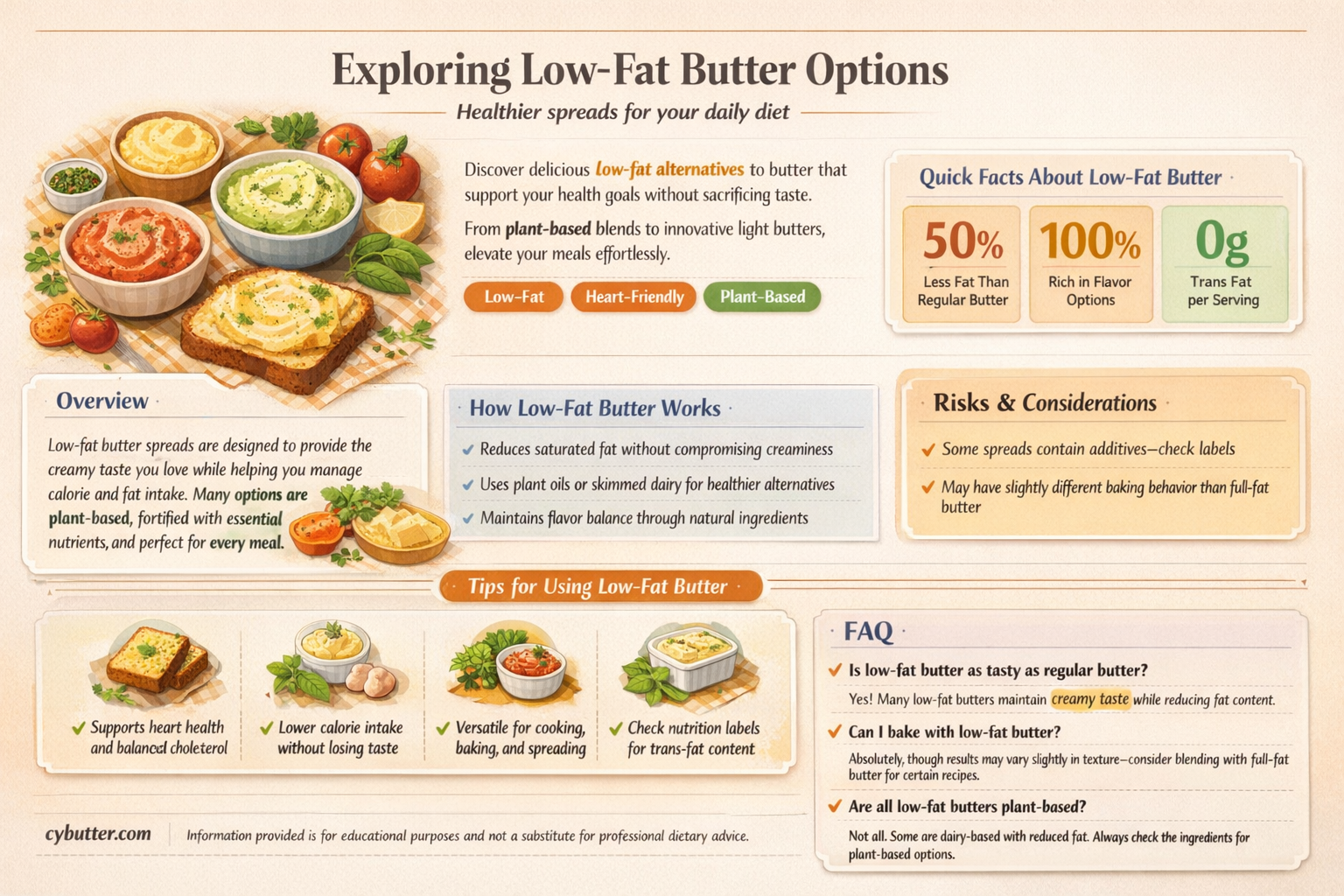 can you get low fat butter