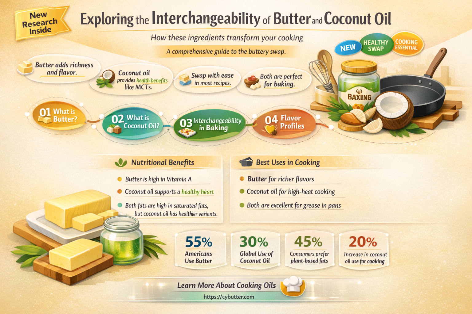 are butter and coconut oil interchangeable