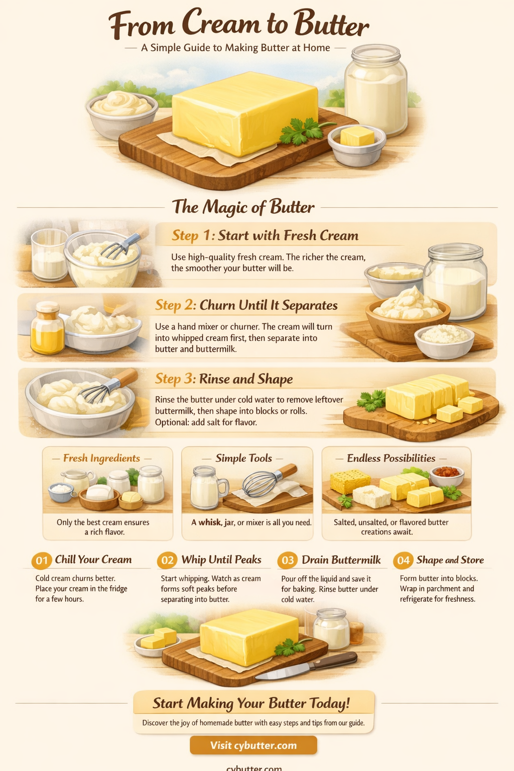how do you get butter