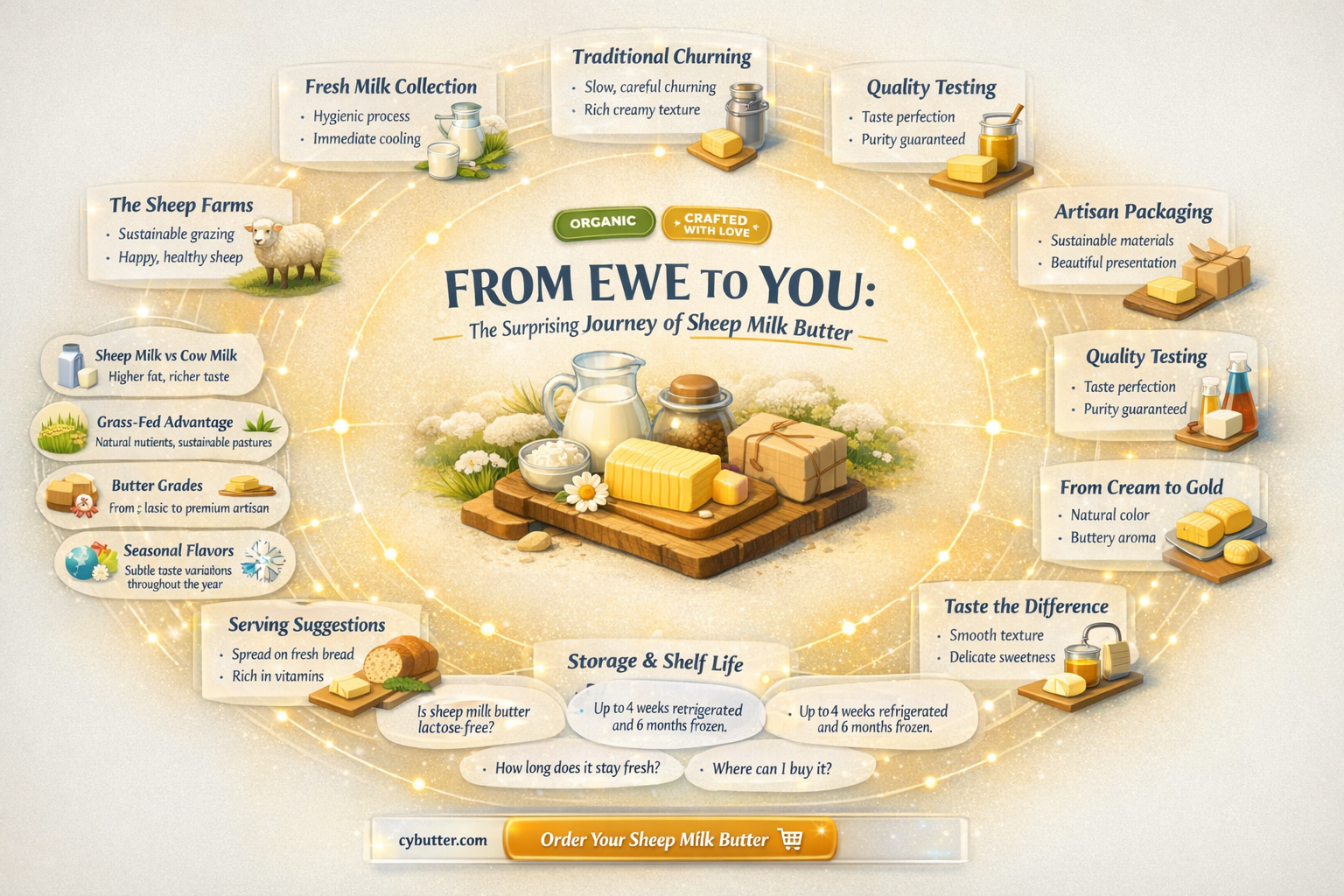 can you make butter from sheep milk