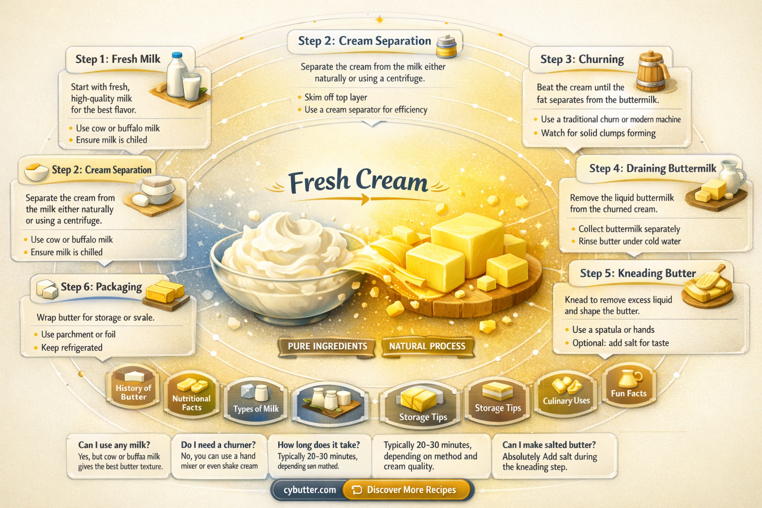 how do we get butter from milk