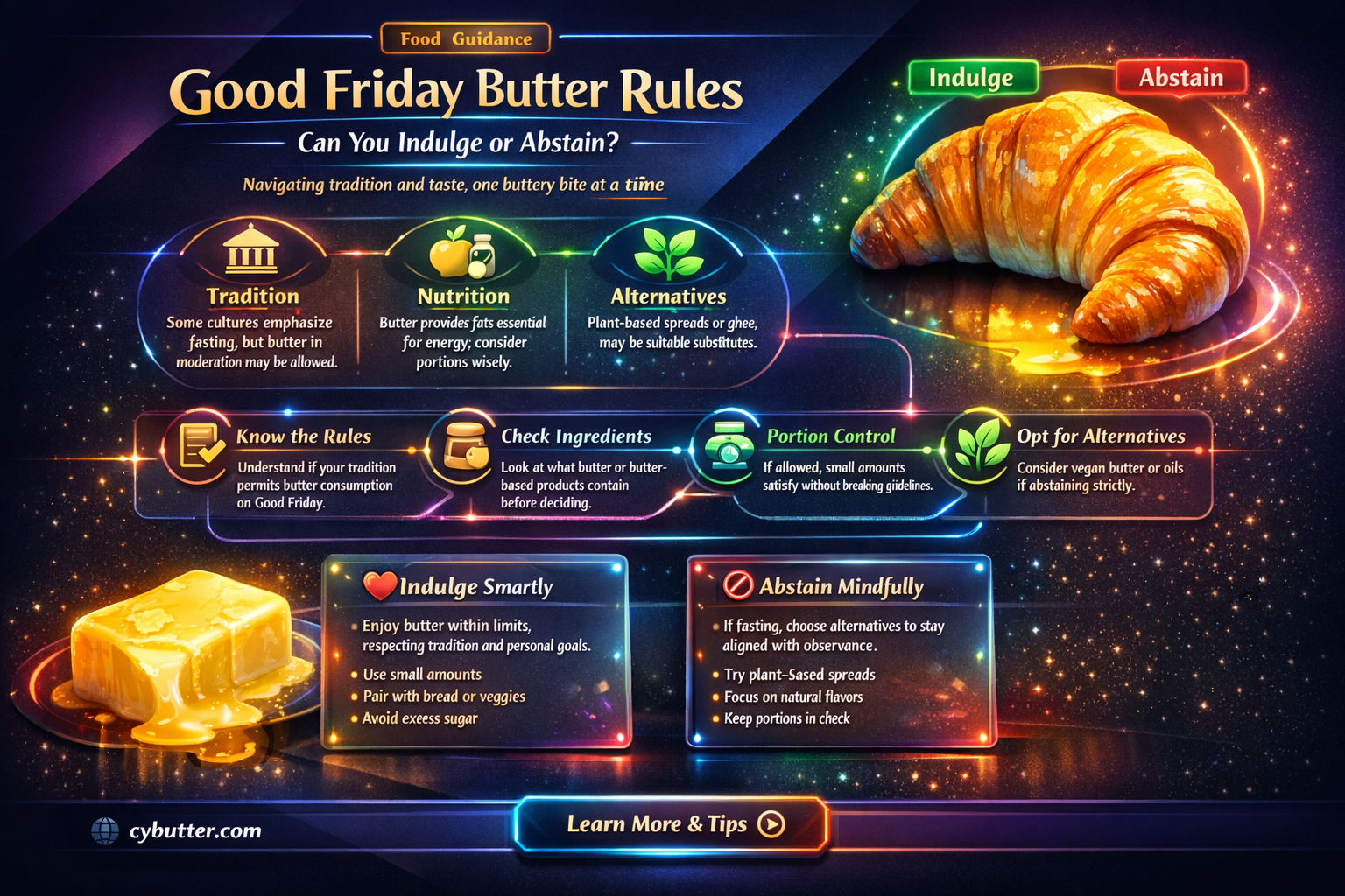 can you have butter on good friday