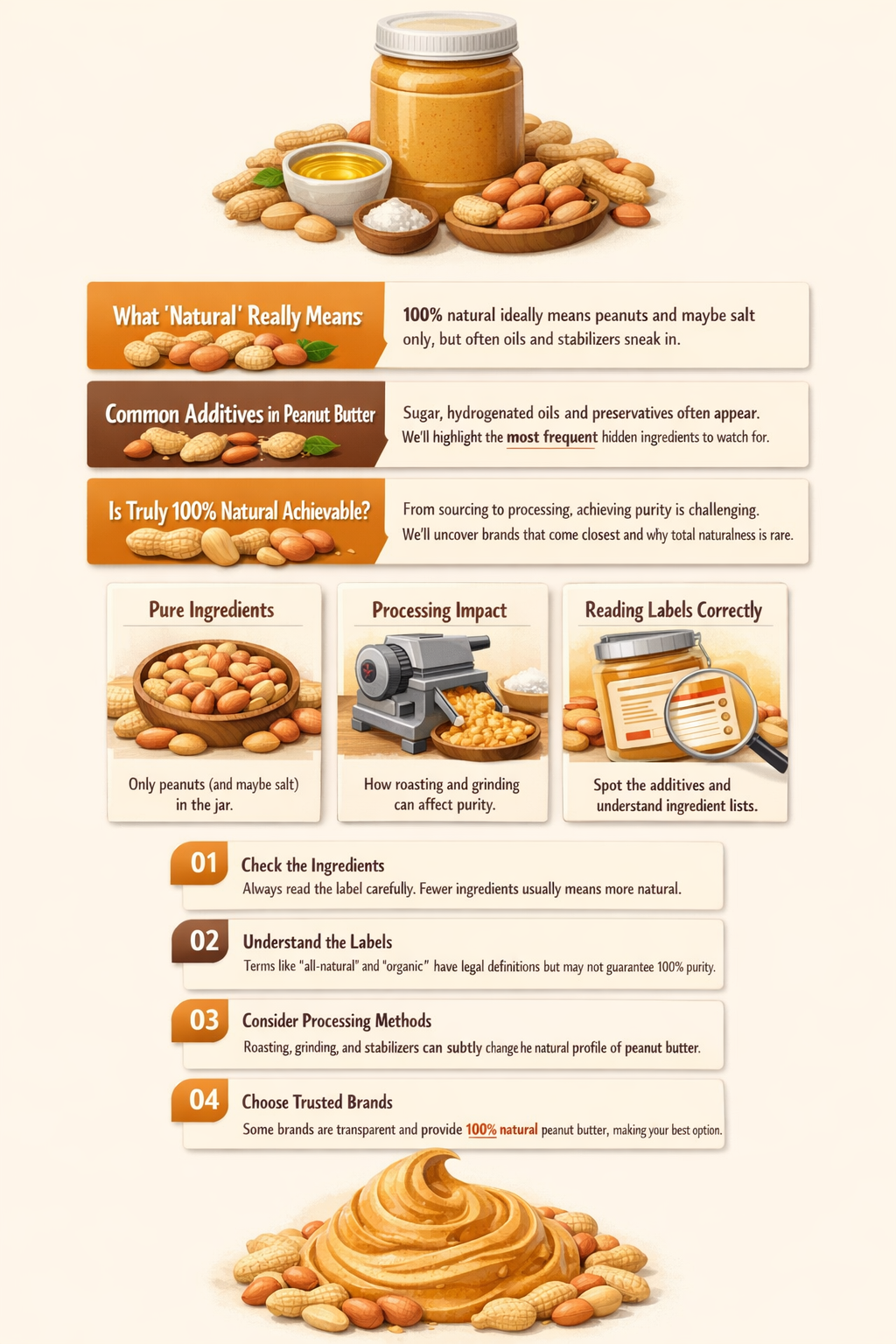 can u get 100 percent natural peanut butter