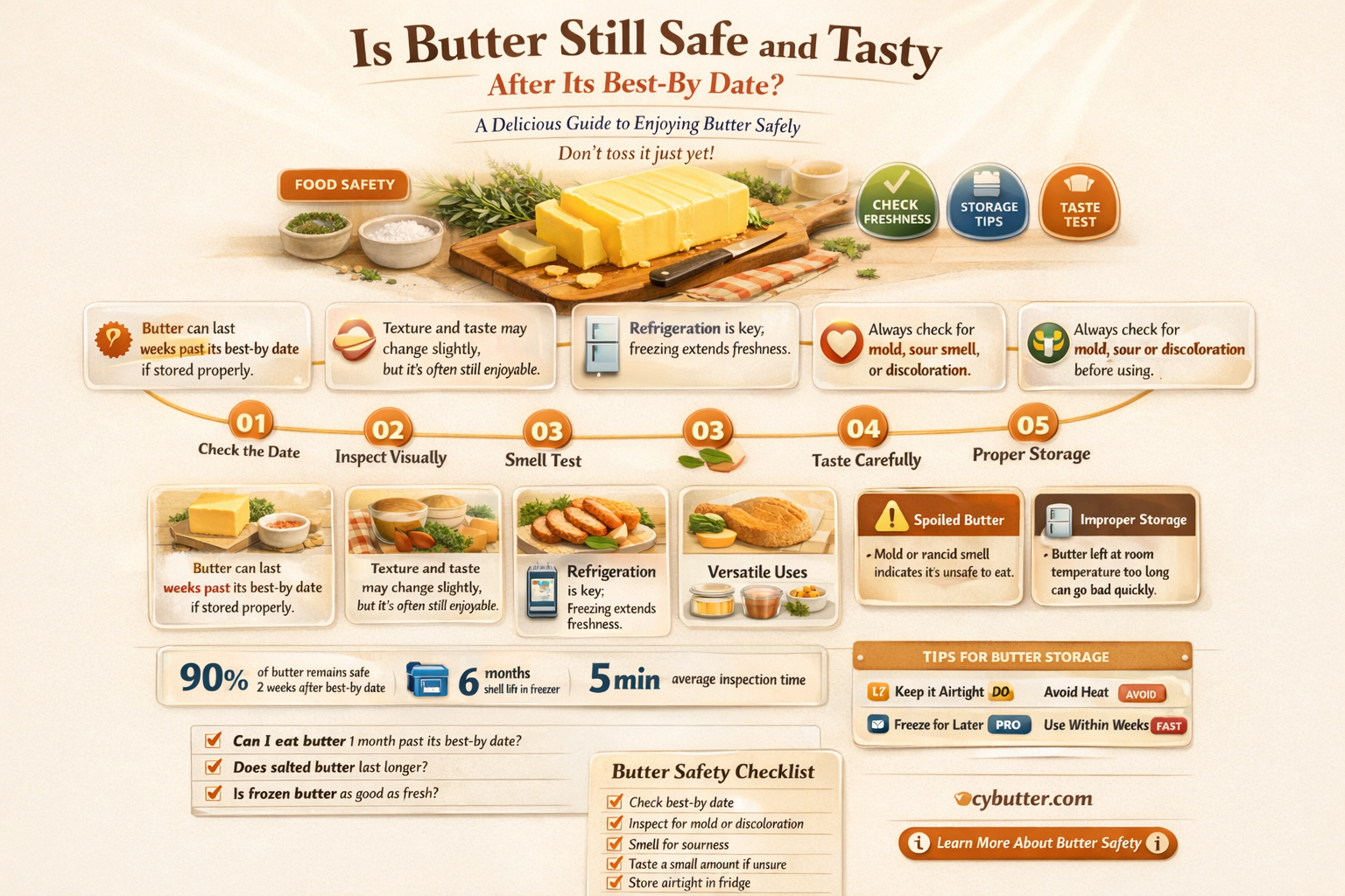 how good is butter after best by date