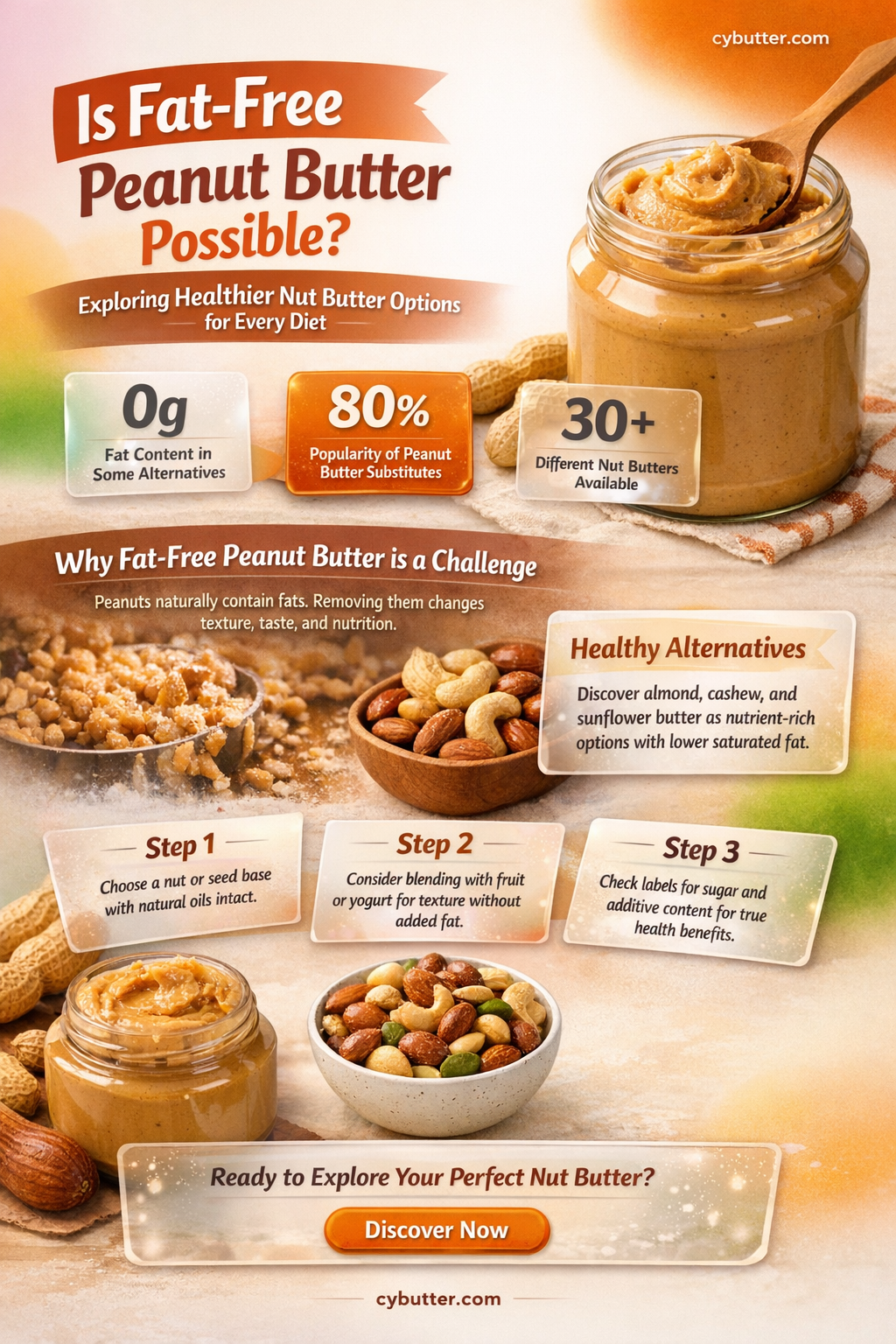 can you get fat free peanut butter