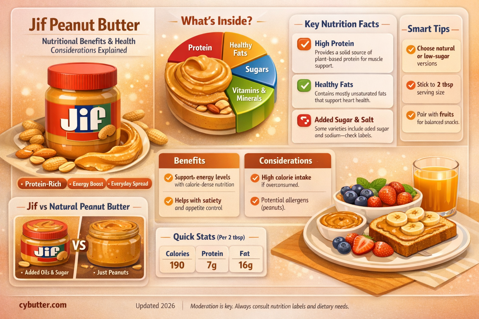 how good is jiffs peanut butter for you