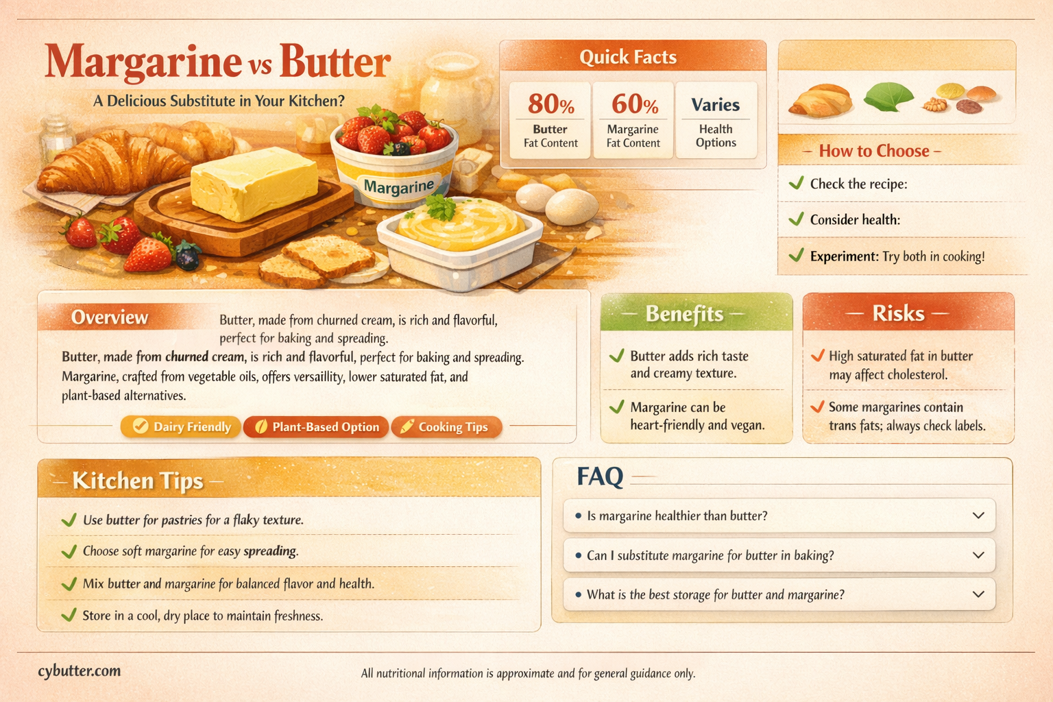 can i cook with margarine instead of butter