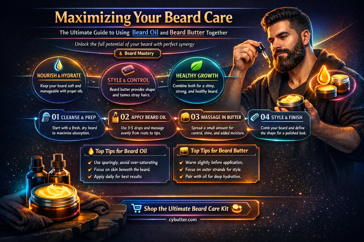 do you use beard oil and beard butter together