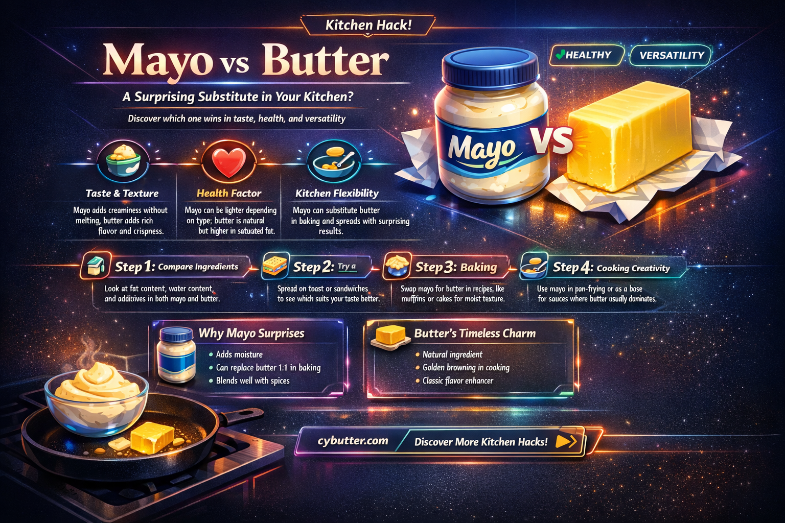 can you use mayo instead of butter