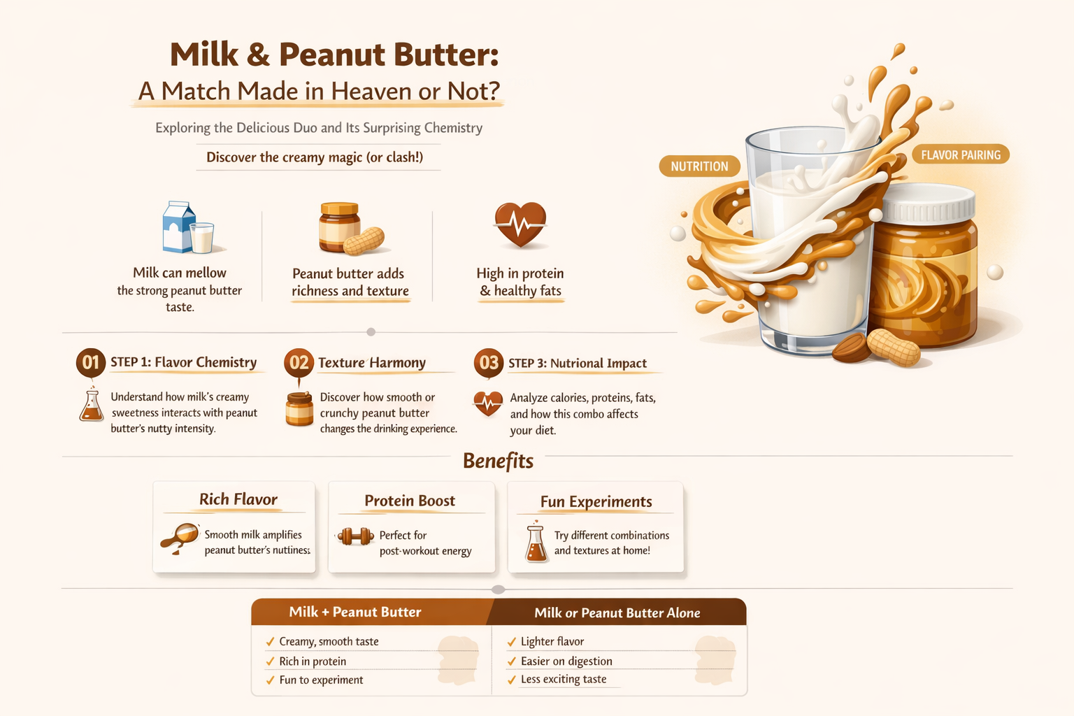 does milk go good with peanut butter