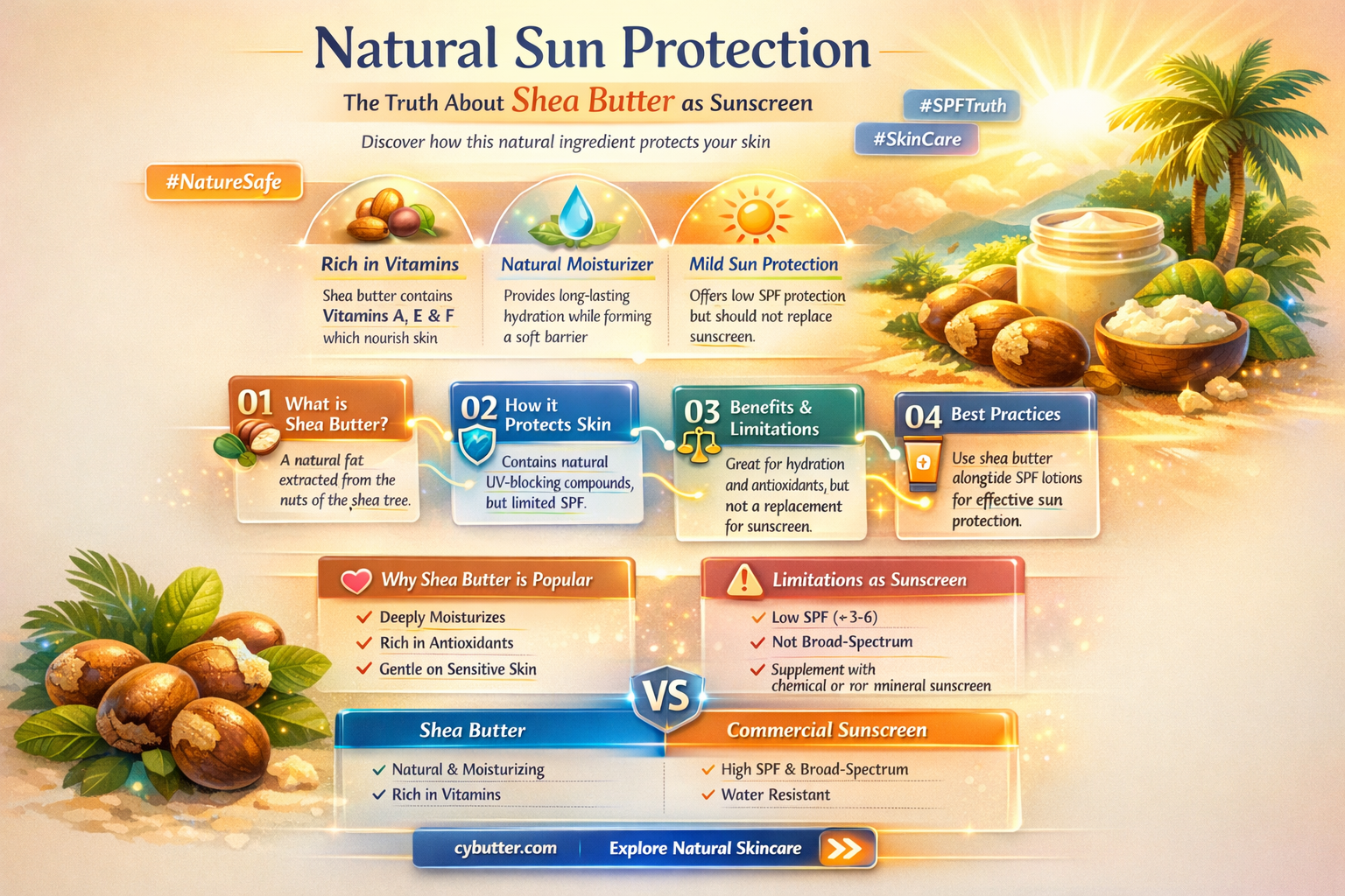 can shea butter be used as sunscreen