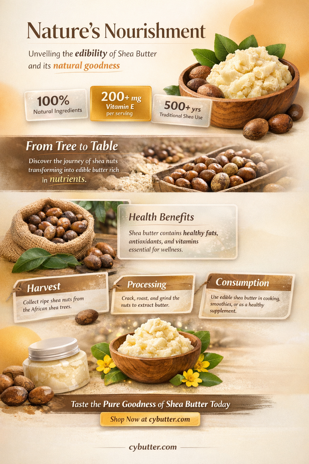 can you eat shea butter