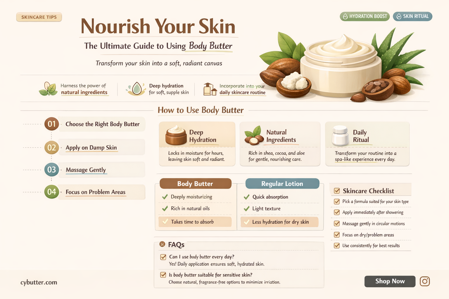 how do i use body butter