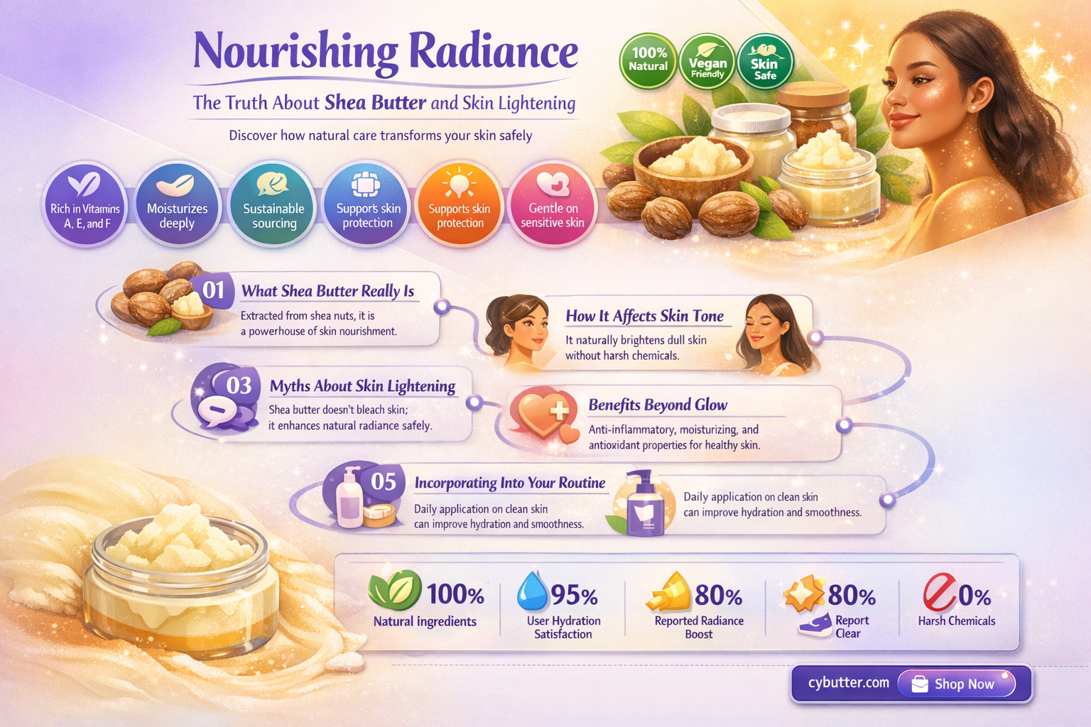 can shea butter lighten skin