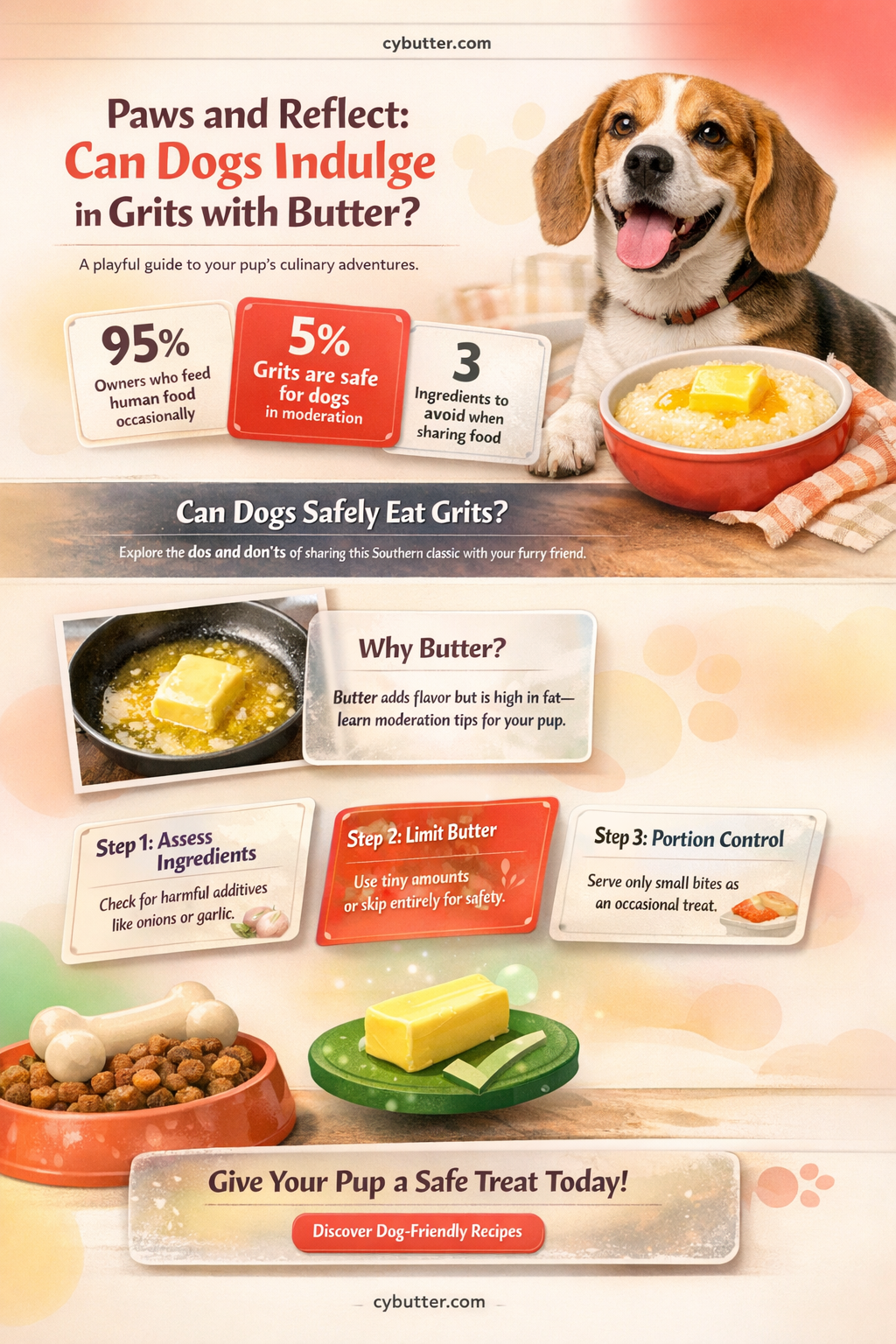 can dogs eat grits with butter