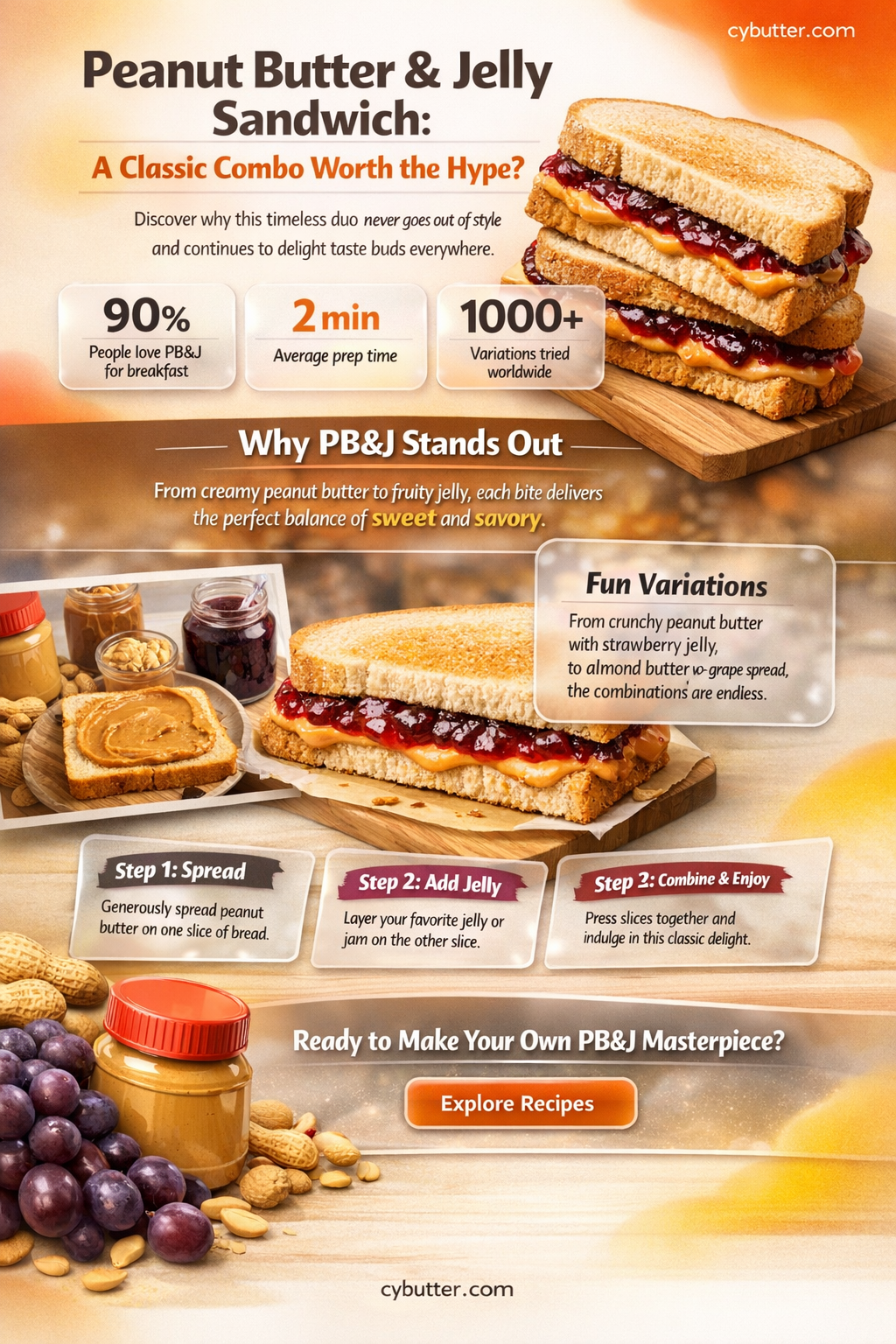 how good is peanut butter and jelly sandwich