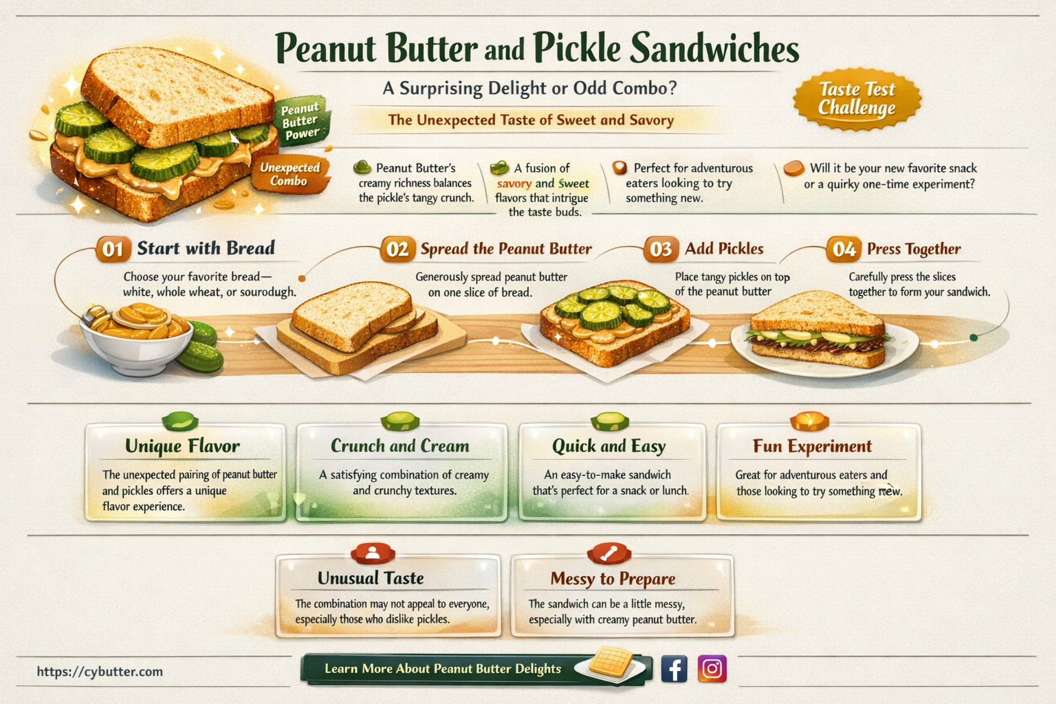 are peanut butter and pickle sandwiches good