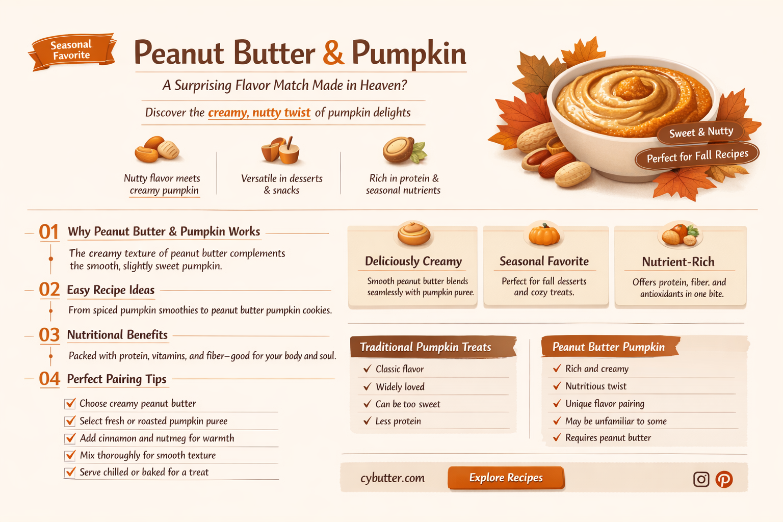 do peanut butter and pumpkin taste good together