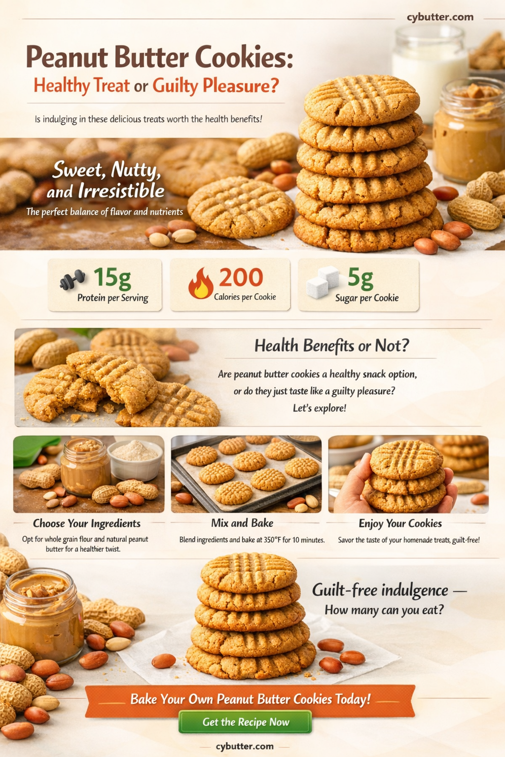 are peanut butter cookies good for you