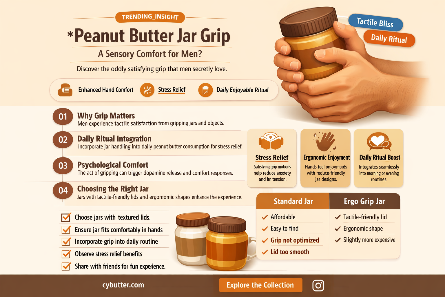 does peanut butter jar feel good to guys