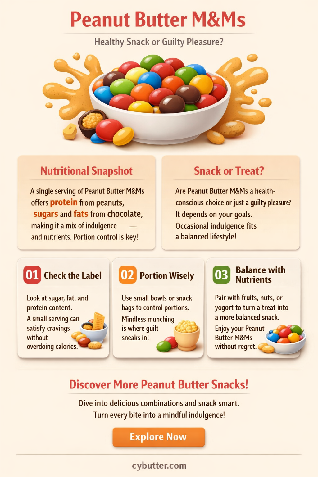 are peanut butter m&m good for you