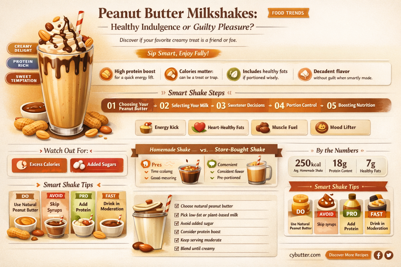 are peanut butter milkshake good for you