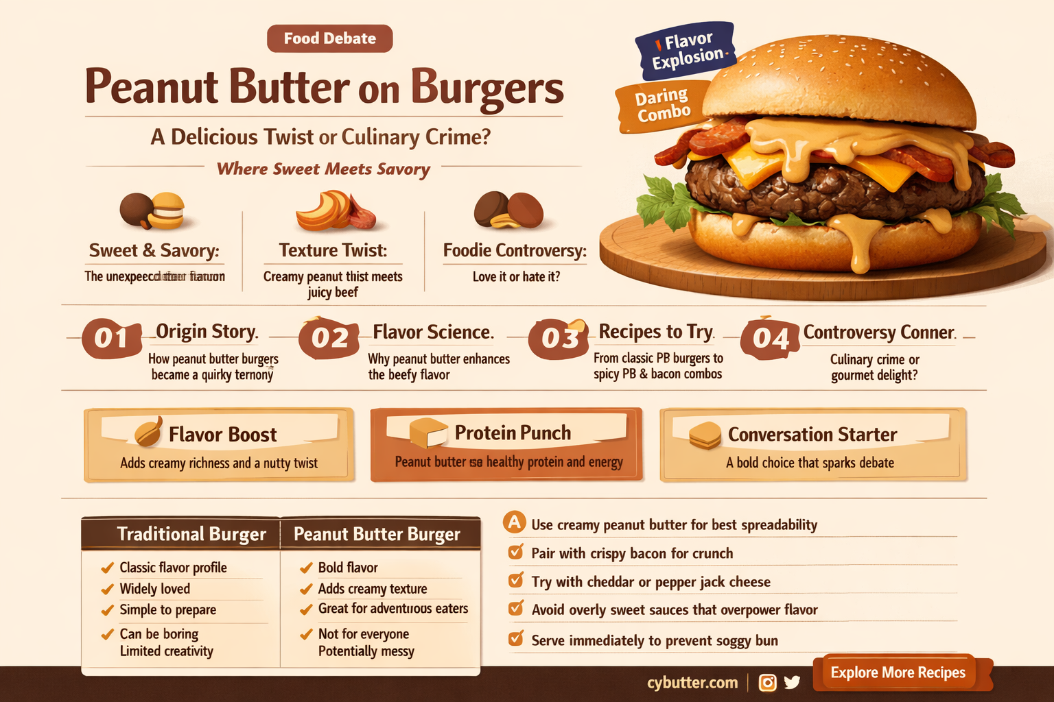 can i get a burger with some peanut butter