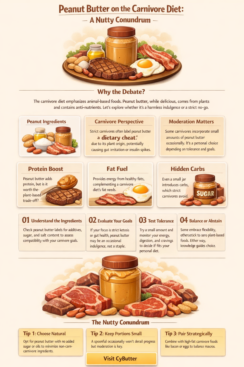 can you have peanut butter on the carnivore diet